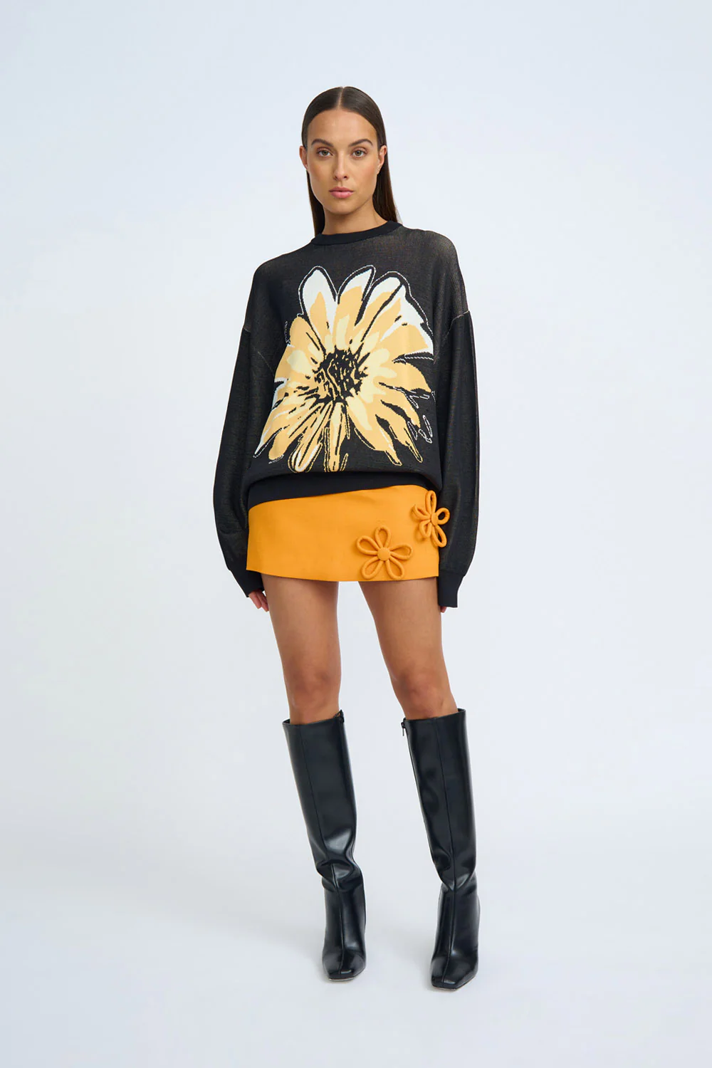 Petunia Mini Skirt | Final Sale - Orange - Image 6